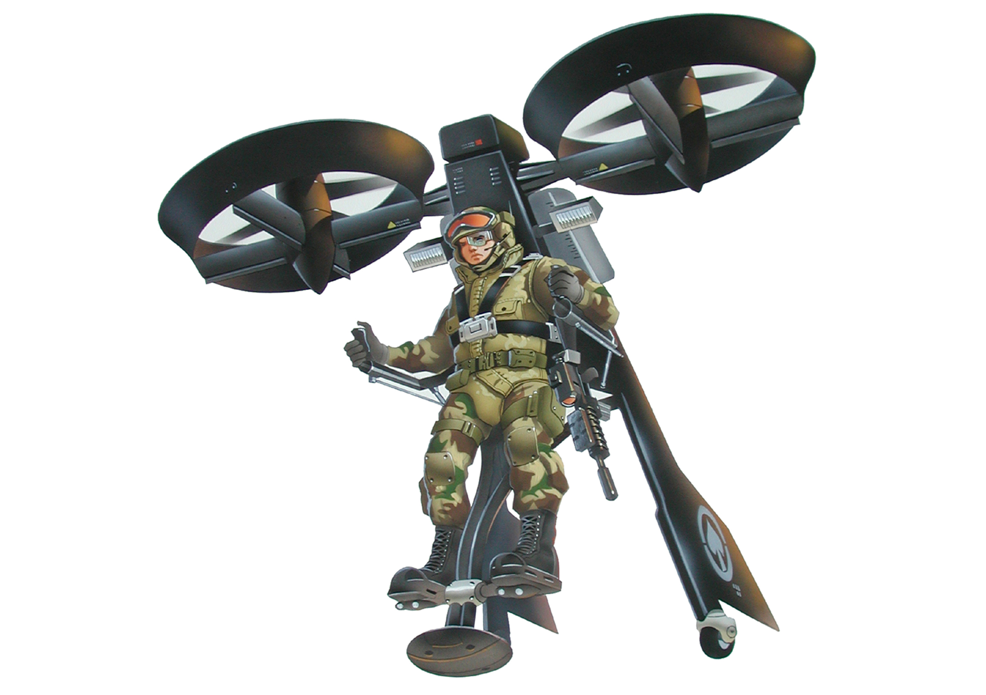 SoloTrek XFVM one person VTOL concept design military backpack helicopter aircraft SoloTrek XFVM one person VTOL concept design military backpack helicopter aircraft